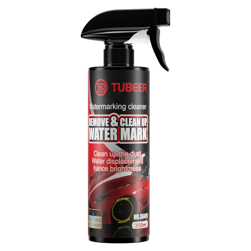 TUBEER 350ML Water Mark Remover Deep Decontamination for Cars Body High Gloss Hard Water Spot Removal Glass Cleaning Liquid