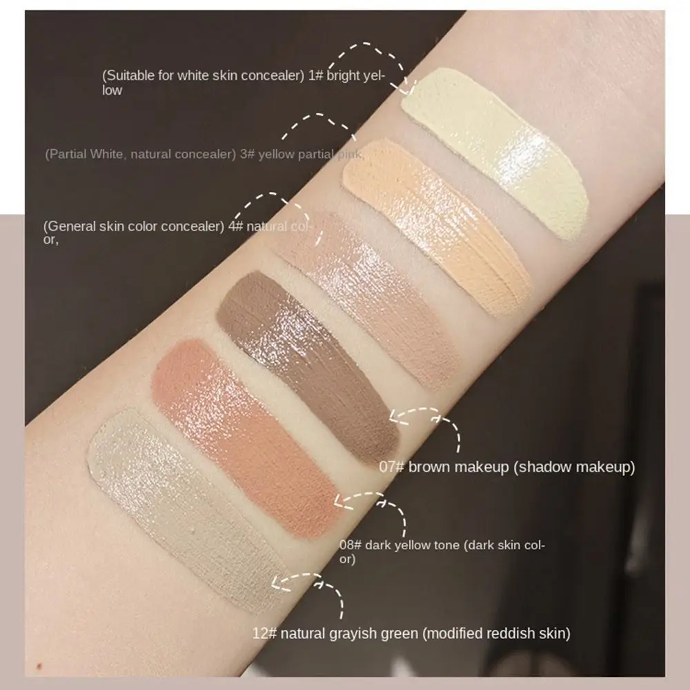 Ferramenta manchas hidratar rosto maquiagem corretivo fundação creme cobertura completa creme líquido fundação círculos escuros corretivo