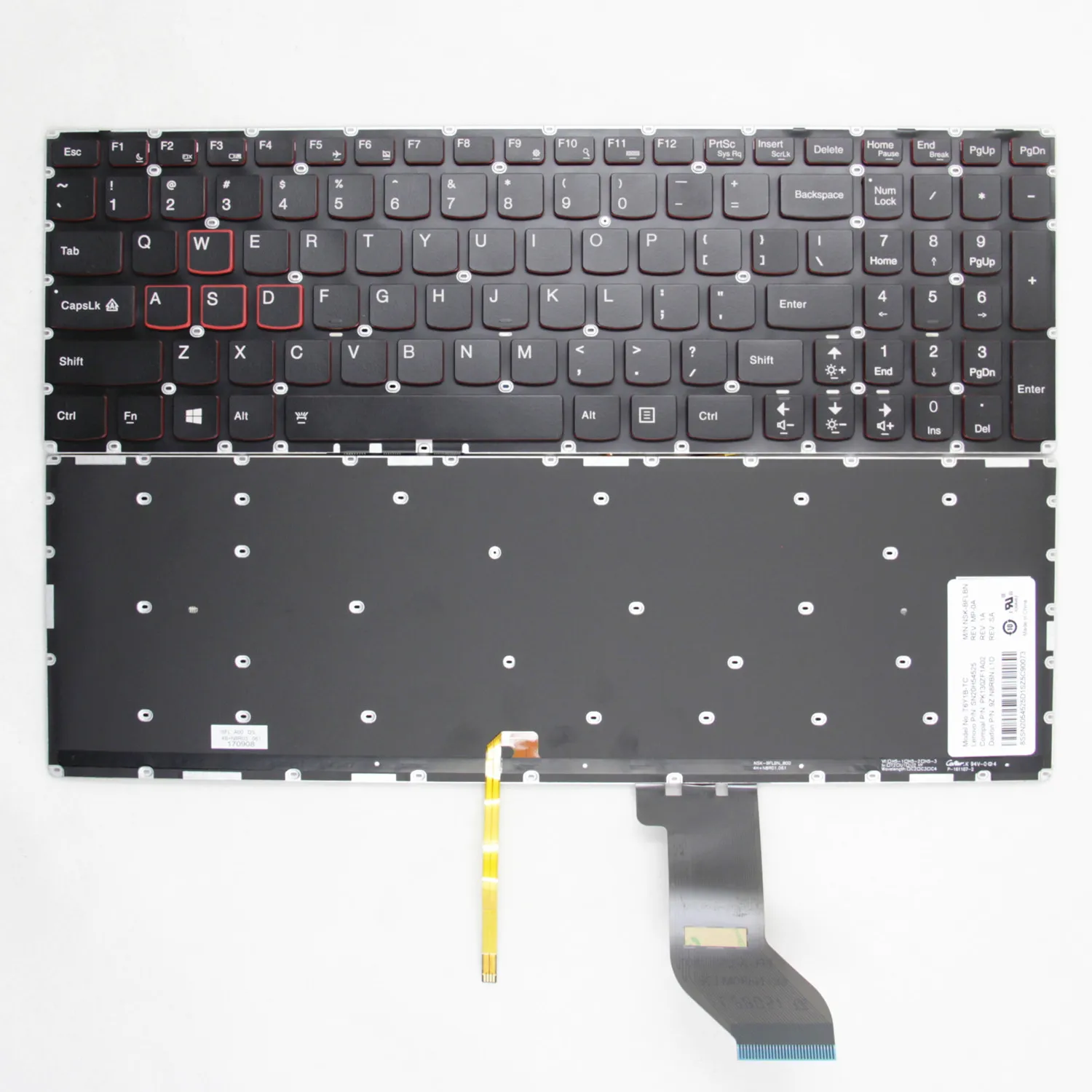 New US for Lenovo Ideapad Y700-15 Y700-15ISK Rescuer 15ISK Y700-15ACZ Y700-17ISK Y700-15ISE English Backlit Keyboard SN20H54489