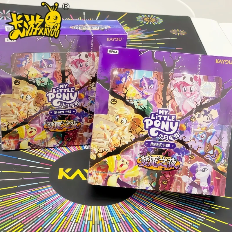 

KAYOU натуральная коллекционная открытка My Little Pony Night Night Night на Хэллоуин, карта специальной истории, аниме, периферийная игрушка, подарки на Хэллоуин