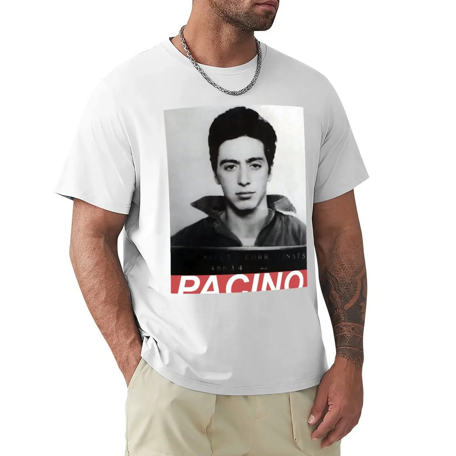 Pacino Mugshot T-Shirt tops shirts graphic tees customs design your own vintage t shirt men