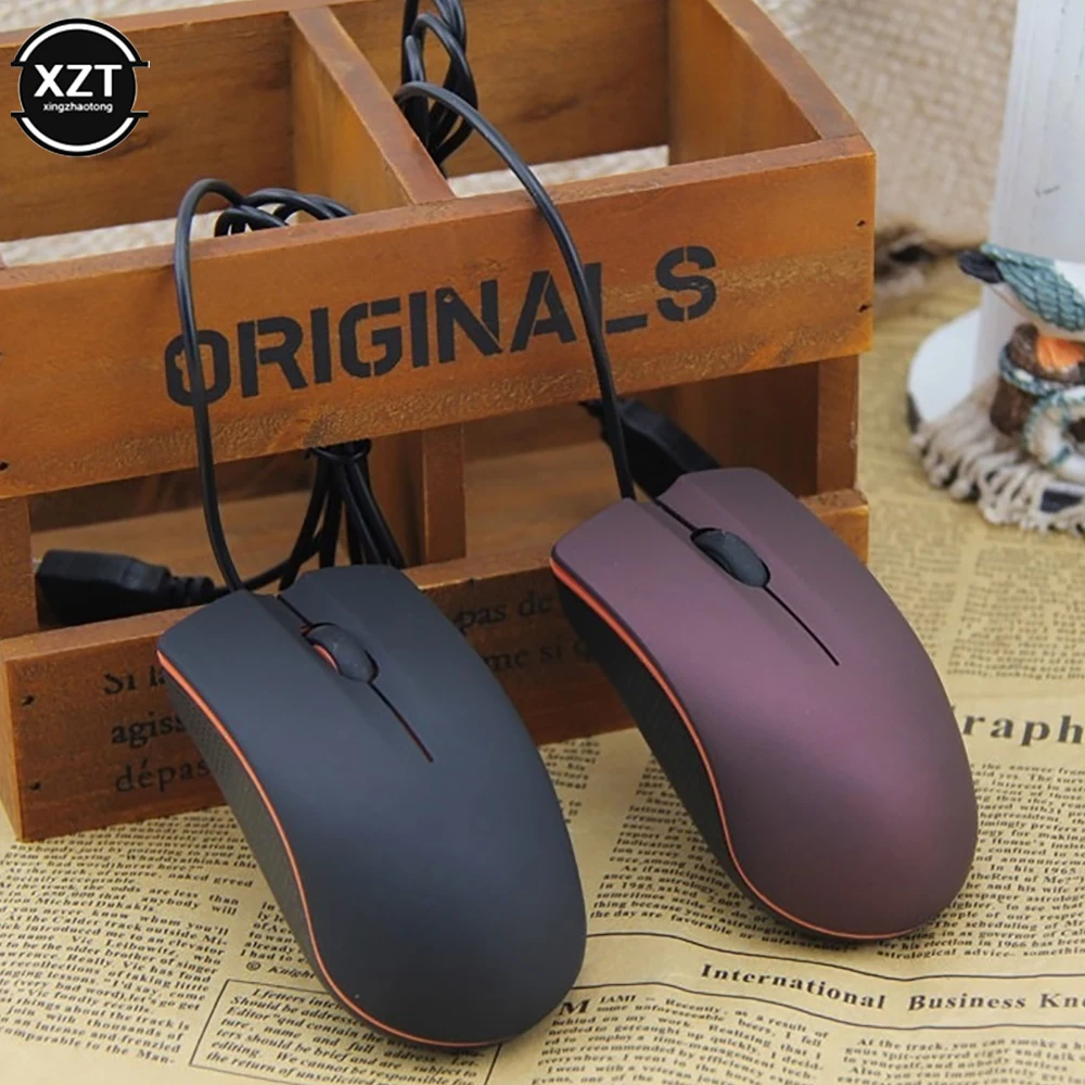 USB Mini Wired Mouse 3D Optical Gaming Frosting Mice Ergonomic for PC Laptop Notebook Computers Mouse for Home