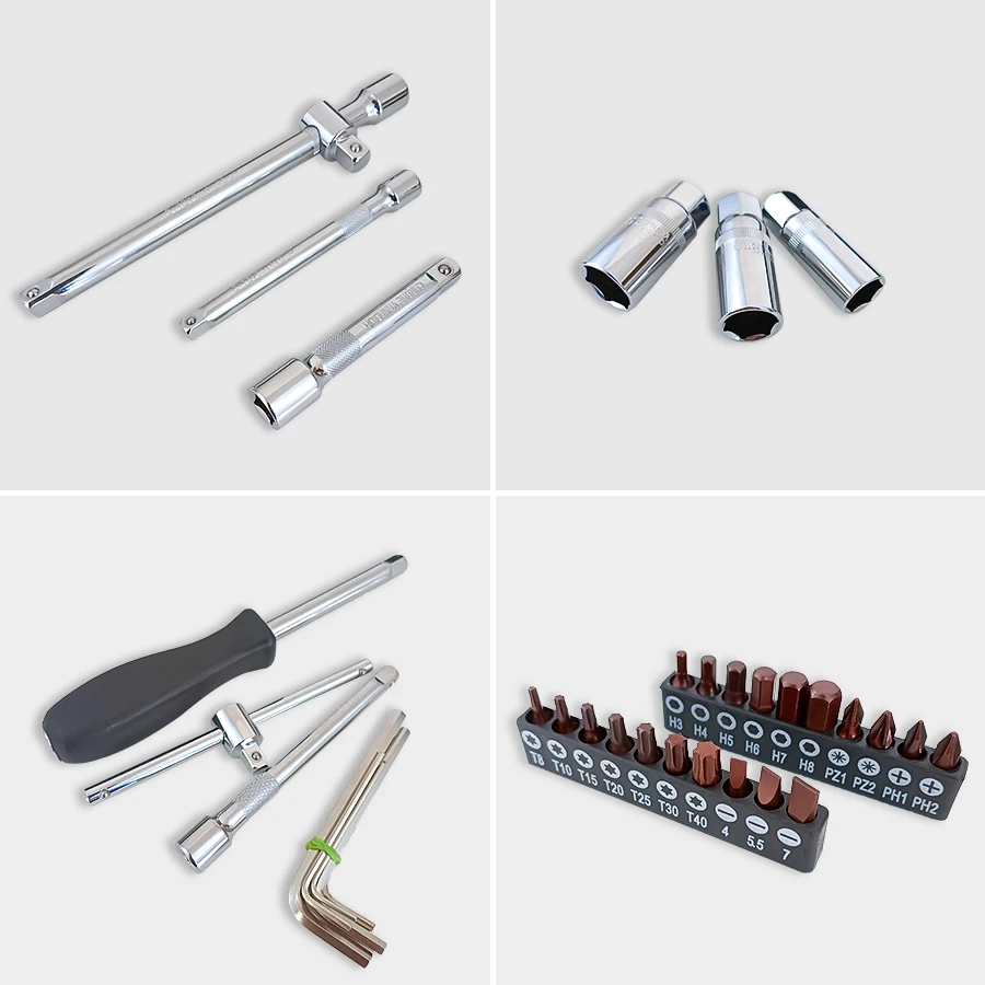 High-end auto repair tools 171-46pcs72 tooth ratchet wrench chromium-vanadium steel is durable