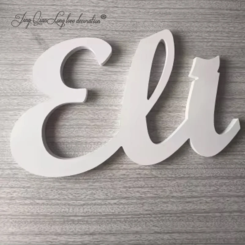 Personalised Wooden Name Sign Custom Wall Art Baby Name Sign For Nursery  Home Decoration  Kids Bedroom Name Sign