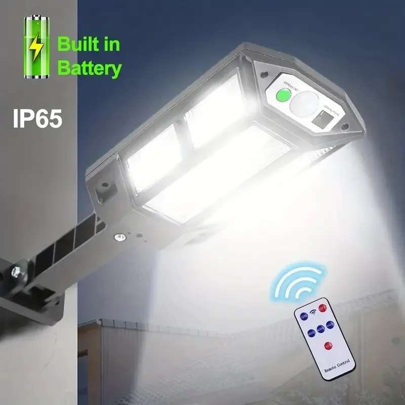 Luz LED Solar superbrillante de 6500K para pared, lámpara con Sensor de movimiento IP65, 3 modos de iluminación, para exteriores, jardín, seguridad, Calle y patio