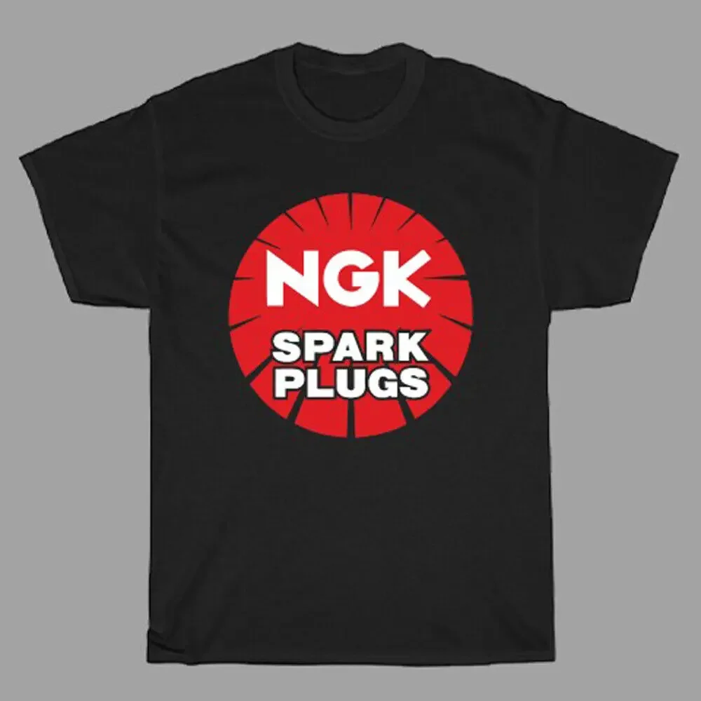 NGK Spark Plugs Automotive Men's Black T Shirt