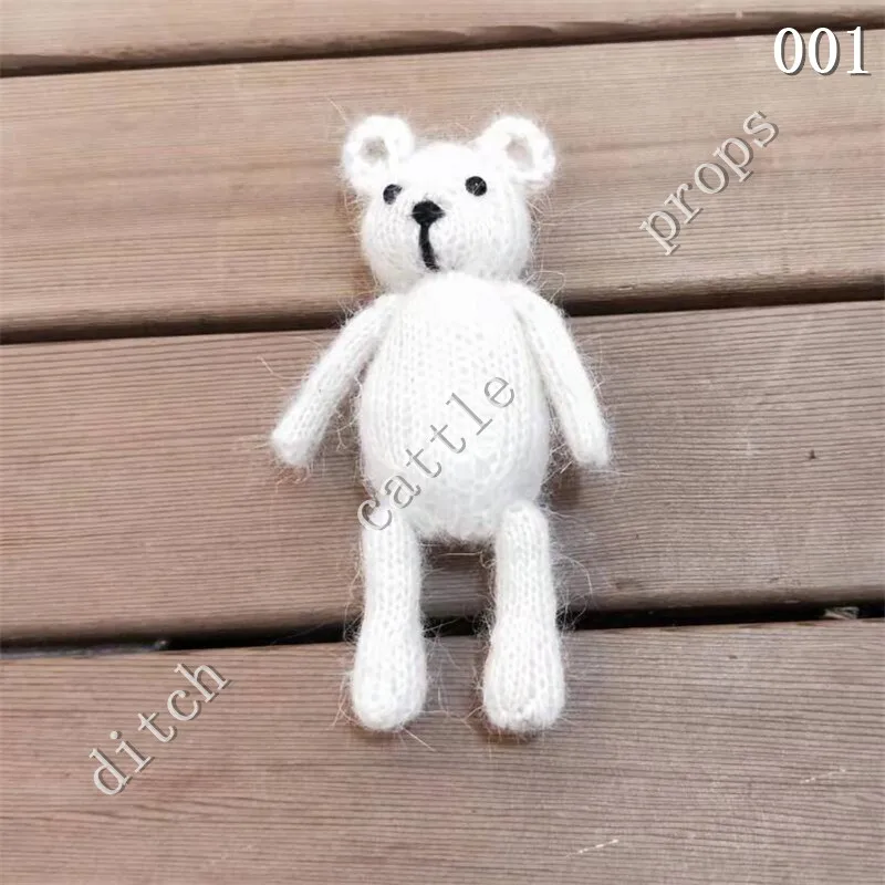 Newborn Photography Props Hand Knitted Little Teddy Bear