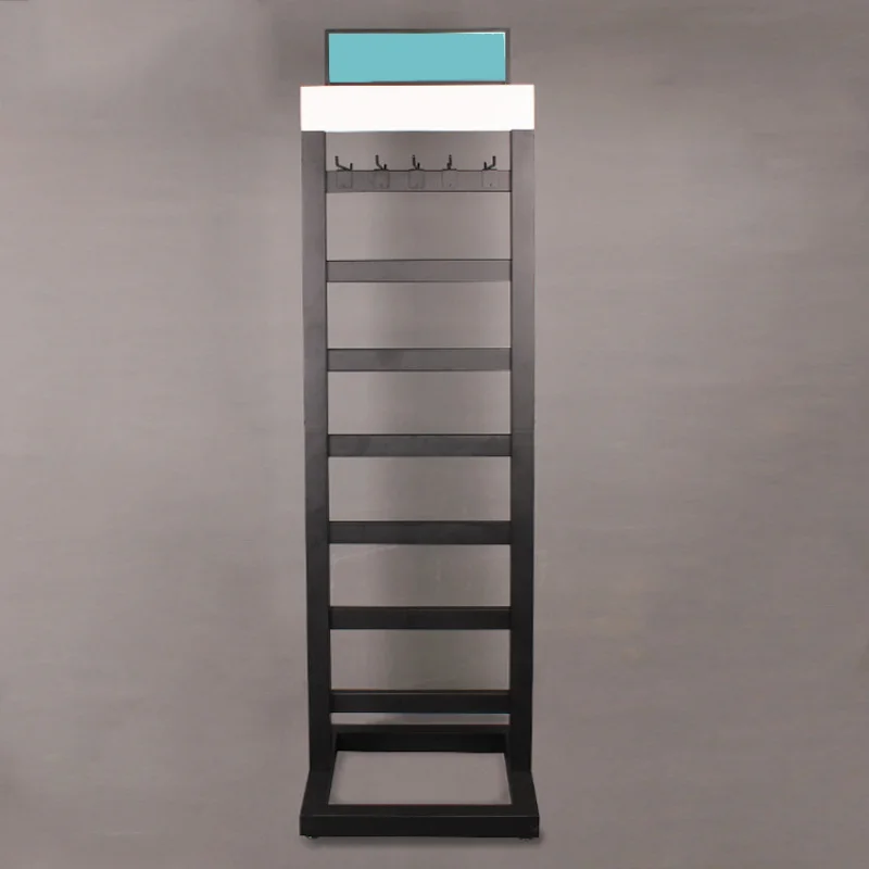 custom.Store Retail Genuine Leather Belts Men Accessories Metal Display Rack Gym Weight Lifting Belt Display Stand