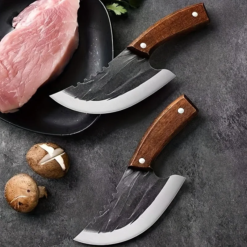 Forging knife kitchen knife boning knife fruit knife barbecue knife portable multi-purpose pocket Viking knife