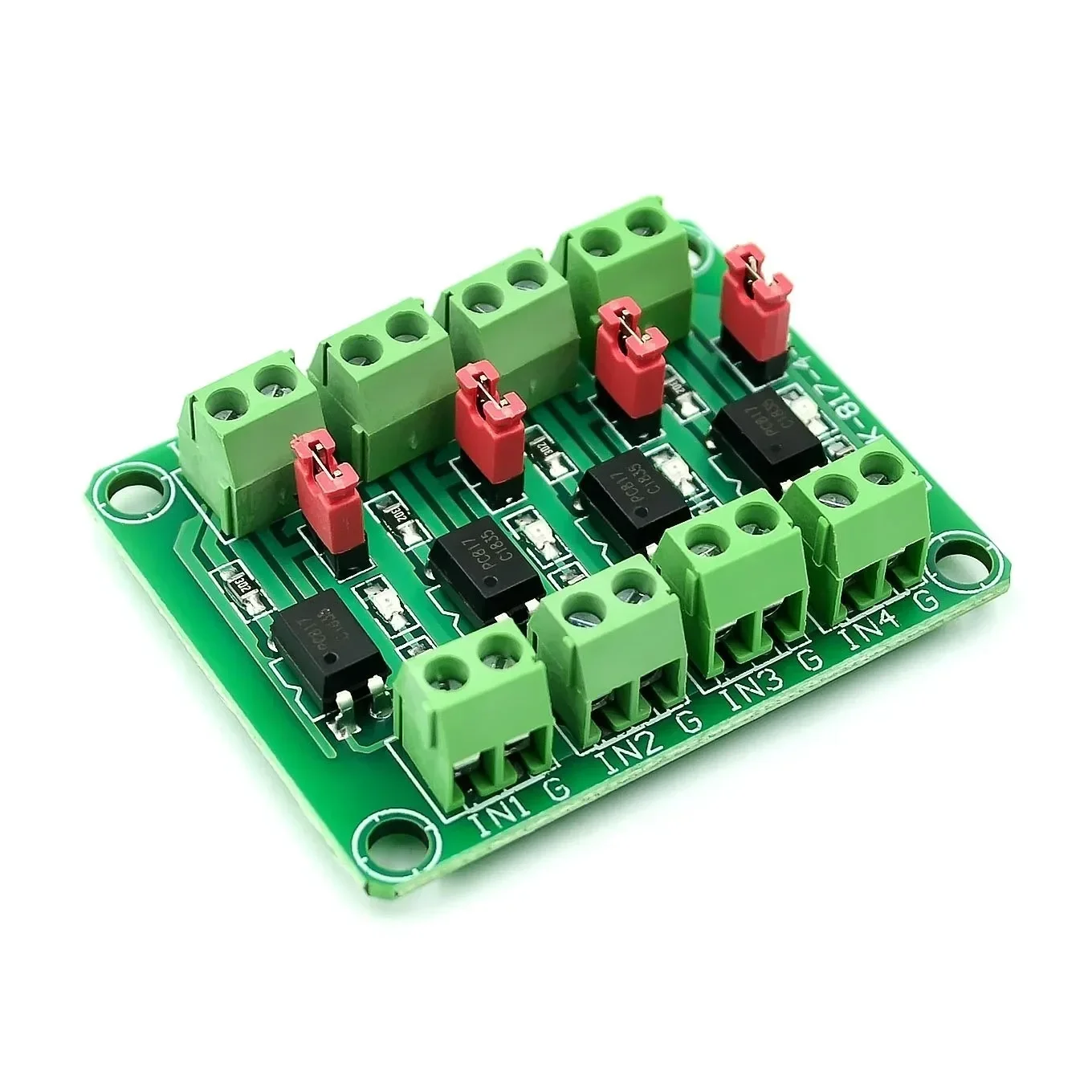 PC817 2/4/8 Channel Optocoupler Isolation Board Voltage Converter Adapter Module 3.6-30V Driver Photoelectric Isolated Module