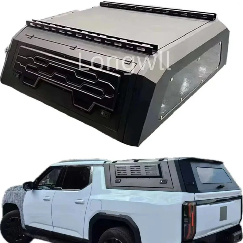 

Заводской хит продаж CoolCar, алюминиевый навес для пикапа для внедорожного грузовика, кровать для кемпера, жесткий топпер, водонепроницаемый анти-рус