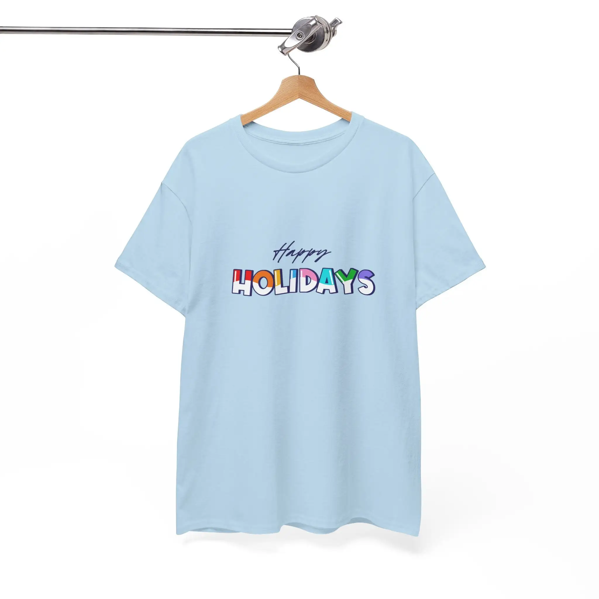 Happy Holidays T Shirt Font Holiday Travel Funny s Vacation