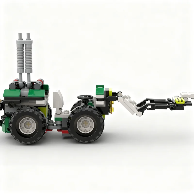 132 peças MOC Bloco de Montagem Dobrável Rover Creator 3 1, Blocos de Construção de Arquitetura, Ideia de Presente de Natal, Brinquedos Educativos Criativos