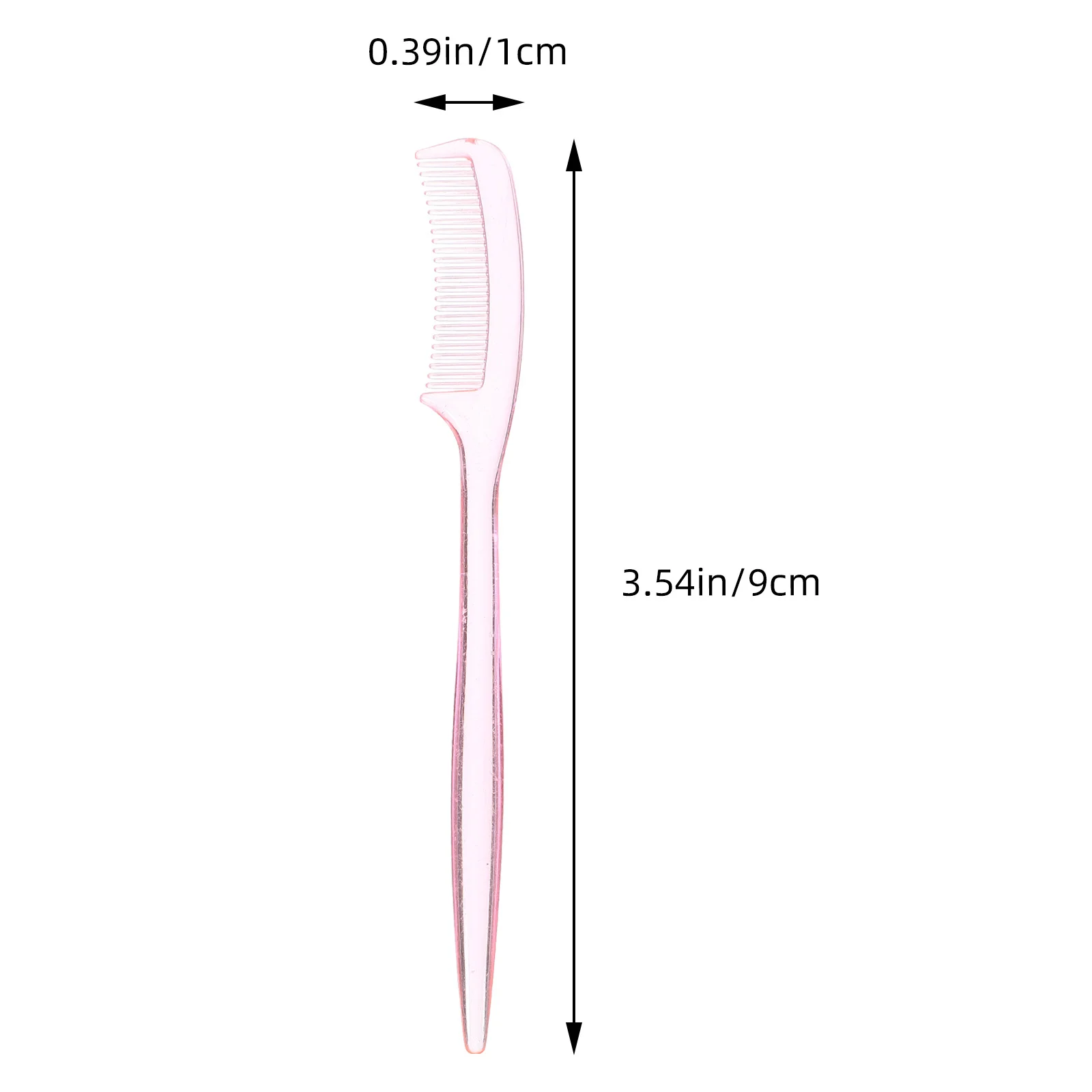 Peigne à cils en plastique simple face, léger, Durable, réutilisable, taille de voyage, outil de toilettage des sourcils, brosse de maquillage, 30 pièces