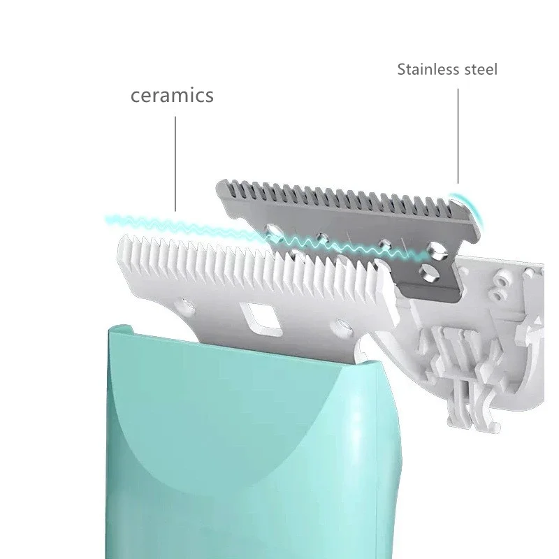 Kemei Km-811 الرطب الجاف الفخذ الجسم المتقلب الوجه اللحية الشعر المتقلب المقص قابلة للشحن العانة الكرة ماكينة حلاقة كهربائية الجسم انيمال