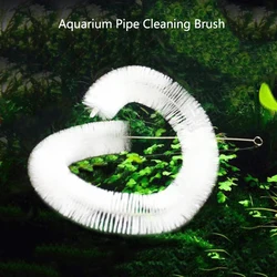 Aquarium Tube Pipe Cleaning Brush Stainless Steel Water Filter Air Tube Flexible Hose Aquarium Accessories Long Bristle Brush