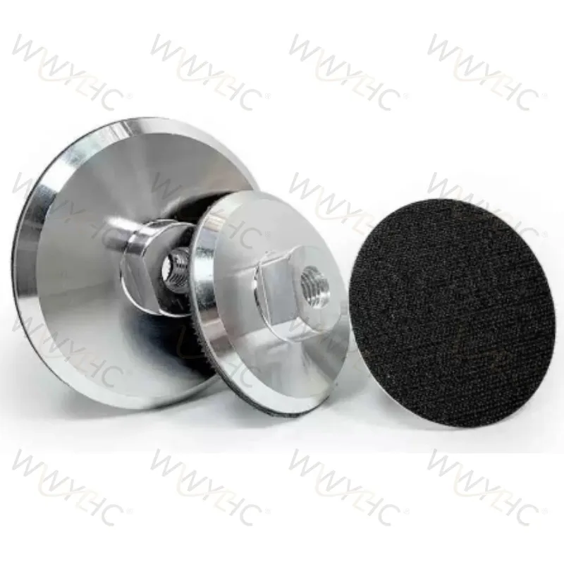1Pcs 3/4/5inch Thicken Polishing Pad Diamond Polishing Aluminum Backing Holder M10 M14 M16 Thread Backplate For Polisher Grinder