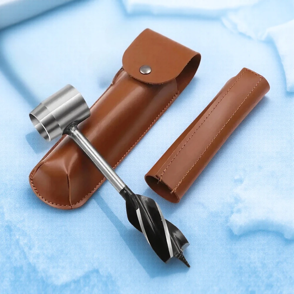 

Outdoor Survival Drill Bit Set Wood Boring Splitting Tool Camping Hand Drill Bits for Carpentry and Woodworking