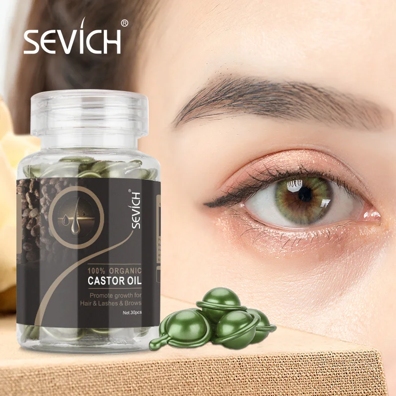 Sevich 30PCS/Bottle Hair Vitamin Capsule Ginger Serum Anti-hair loss Nourishing Repair Treatment Damaged Hair Growth Capsule