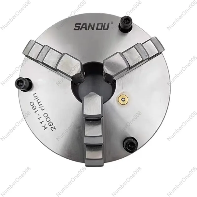 Yantai Universal Three-Claw Self-Centering Linkage Chuck Front Three-Hole Six-Hole Tk21 100 125 160 200 2