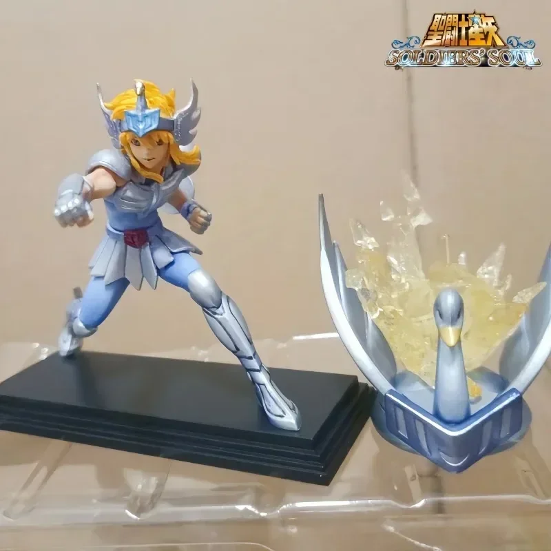 Saint Seiya Japanese Edition Five Little Strong Super Image Handmade White Bird Ice River Model Collection Toy Birthday Gift