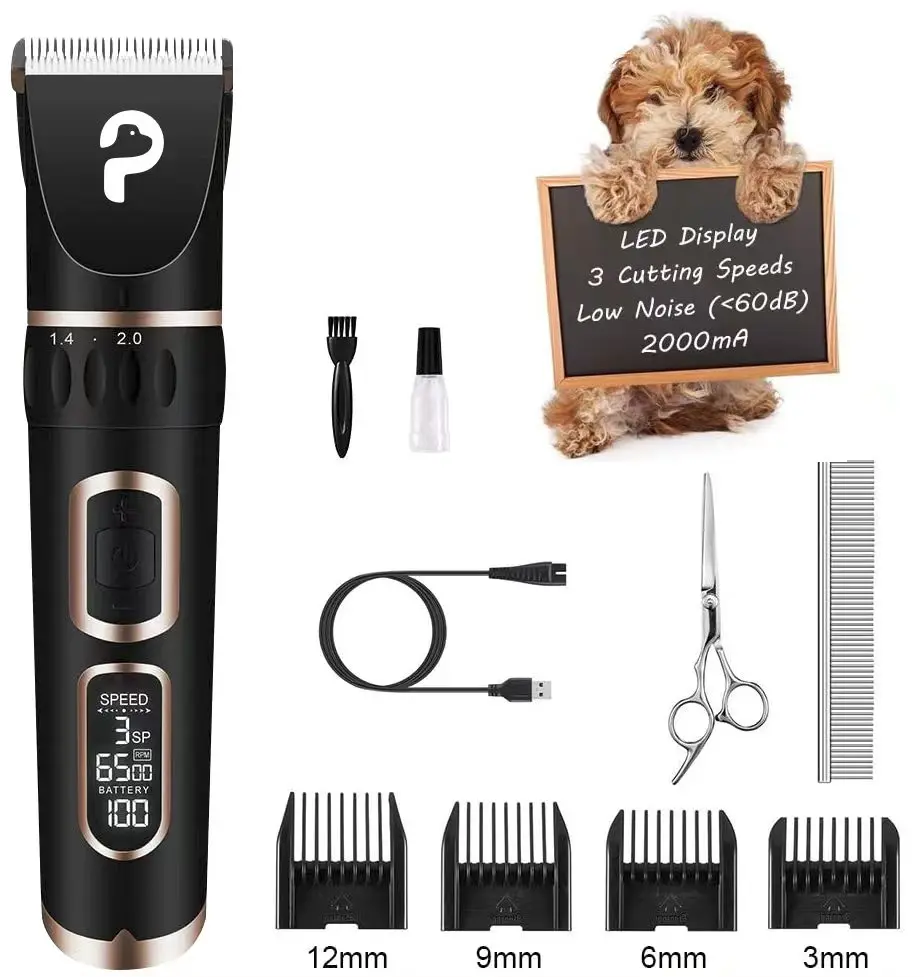 Rechargeable Pet Grooming Clipper Dog Hair Trimmer