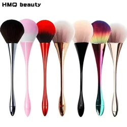 Rose Gold Powder Blush Makeup Brushes For Shading Foundation Base Contour Highlighter Make Up Brush Cosmetic Beauty Tools