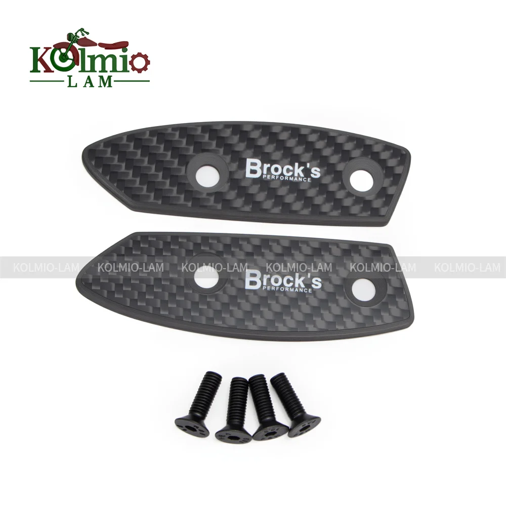 Fit For 1999 - 2025 SUZUKI HAYABUSA GSX1300R GSXR1300 2024 2023 22 Carbon Firber Motorcycle Rearview Mirror Block Off Base Plate