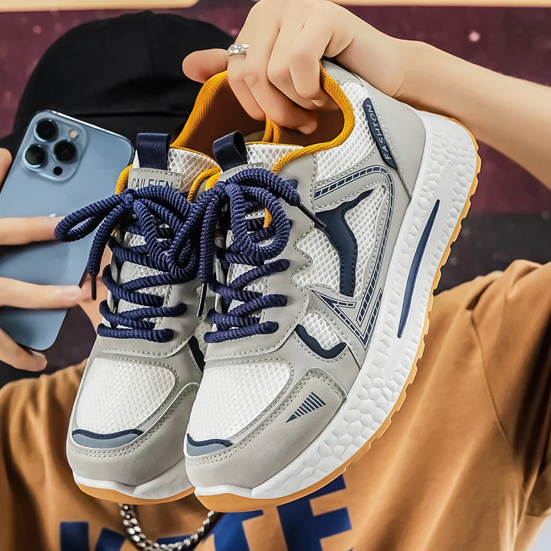 

2026 New Trendy Fashion Casual Sports Breathable Thick Soled Men's Shoes Casual Versatile Comfortable Quality
