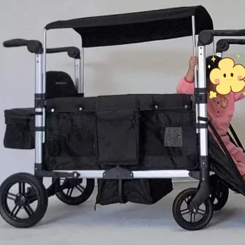 Offre spéciale chariot extérieur chariot pliant bébé pliable enfants poussette avec auvent chariot de Camping
