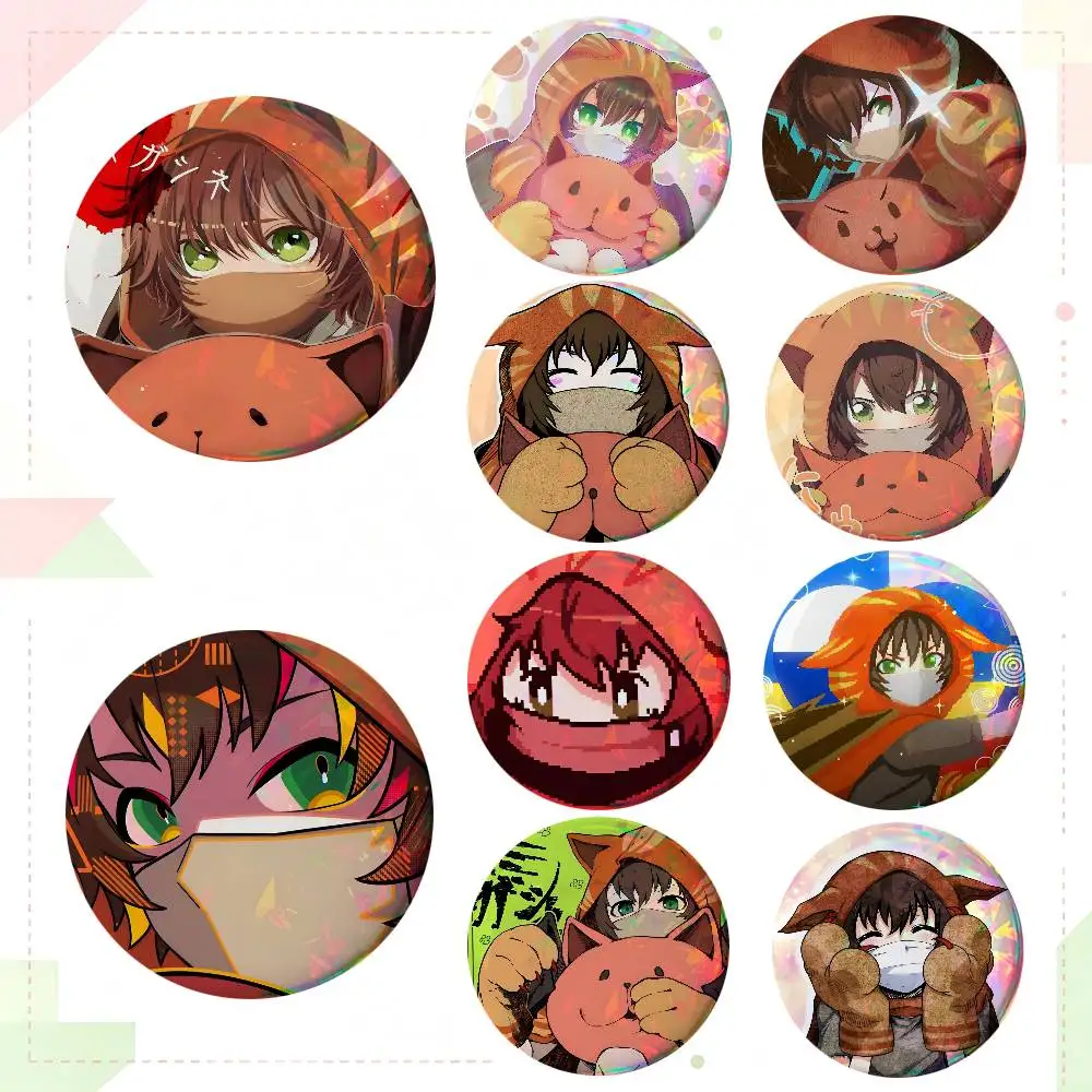 Gin Ibushi Game Your Turn To Die Round Badge Creative Brooch Clothing Backpack Accessories Lapel Pin
