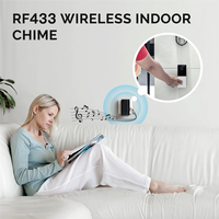 AF91-Tuya Smart Wifi Video Doorbell Camera With 2-Way Audio Intercom, Night Vision & Wireless Door Product Home Security