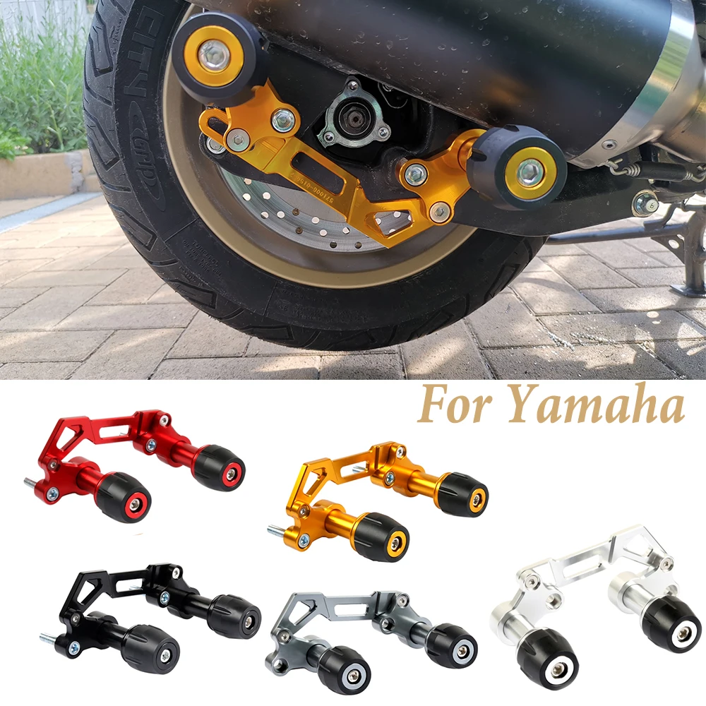 Motorcycle Muffler Sliders Rear Protective Crash Slider Guard for Yamaha XMAX 300 400 250 NMAX NVX 125 155 150 Forza 300 250