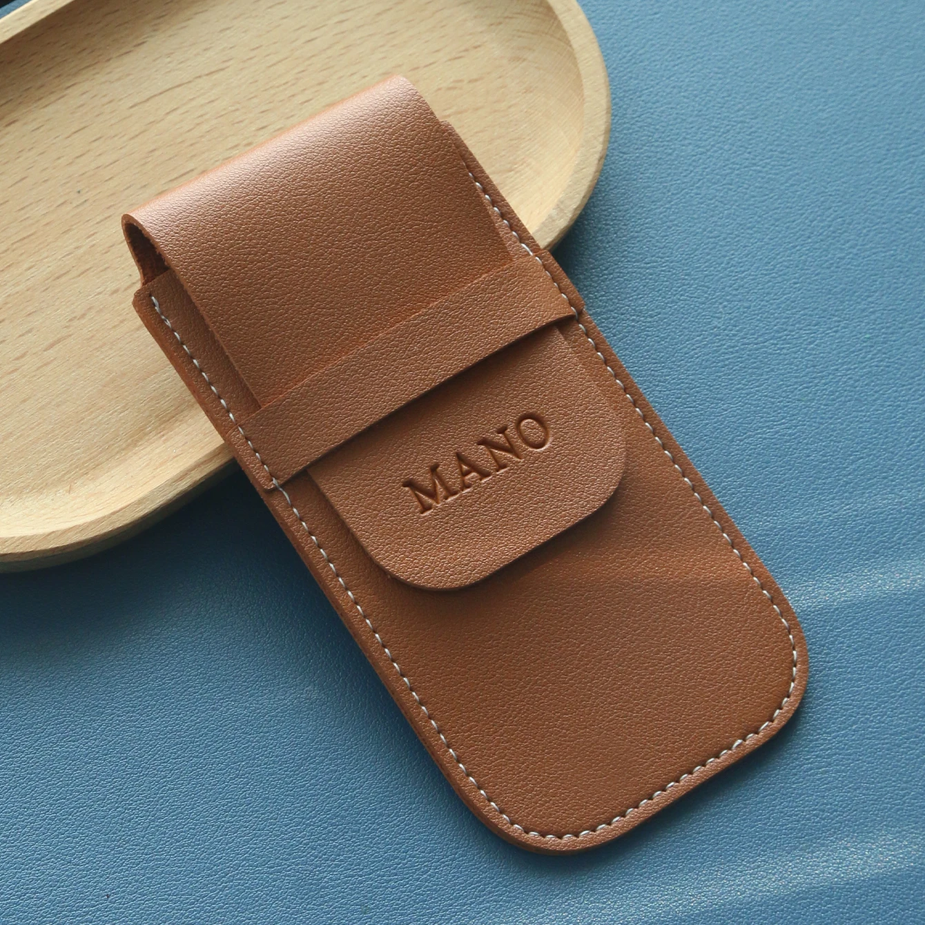 Custom Name Watch Pouch PU Leather Personalized Organizer Bag Retro Luxury Men Customized Engraved Watch Case Bag Festival Gift image 6