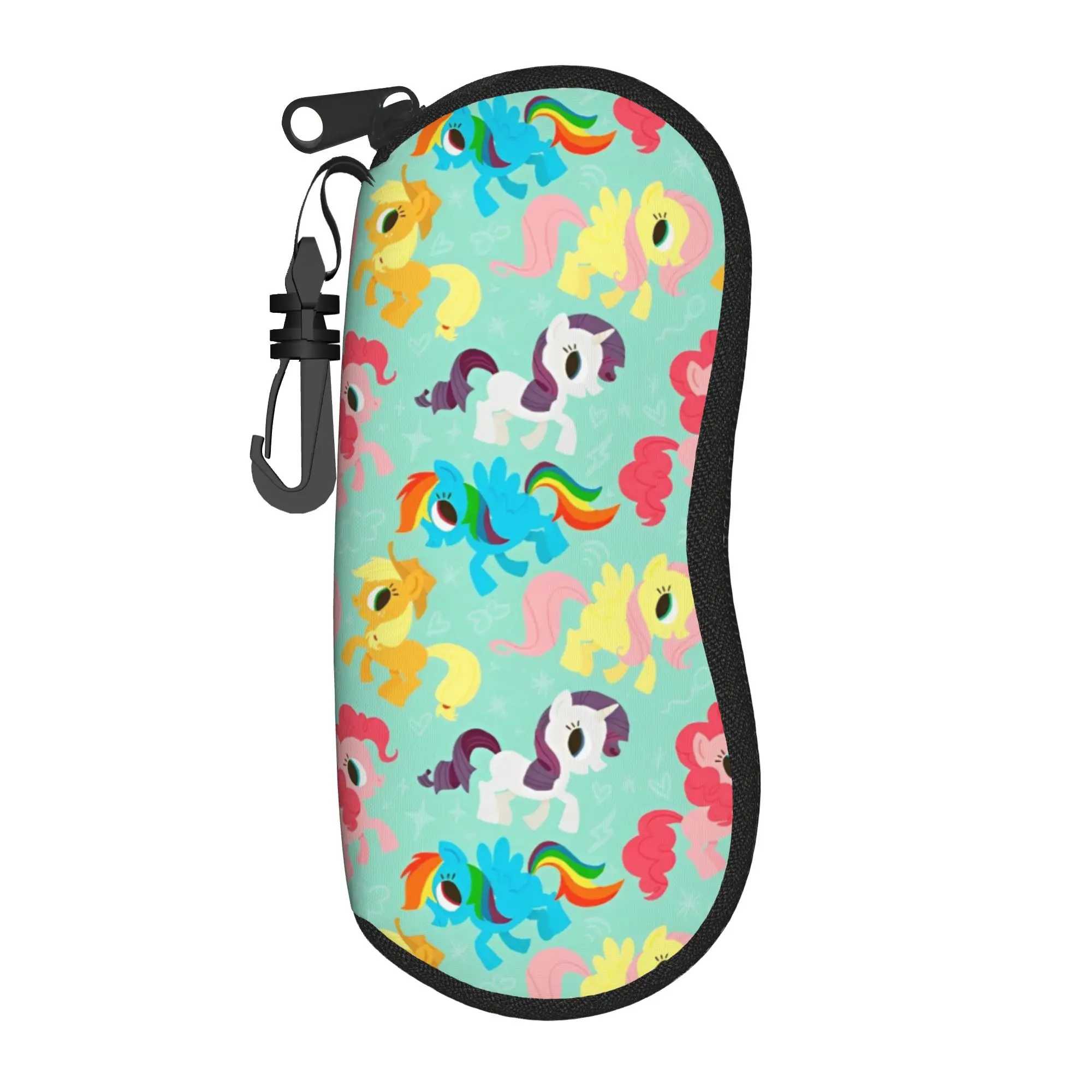 Little Unicorn Horse Glasses Case Men Women Printing Accessories Cartoon Glasses Protector Gift Eyeglasses Box