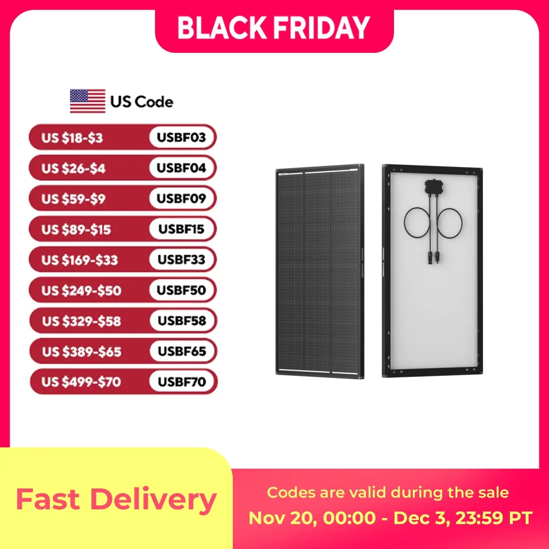 Renogy 200W ShadowFlux لوحة شمسية مضادة للتظليل N من النوع N، لوحة شمسية 12 فولت 200 وات 25% عالية الكفاءة، شاحن طاقة وحدة PV #1