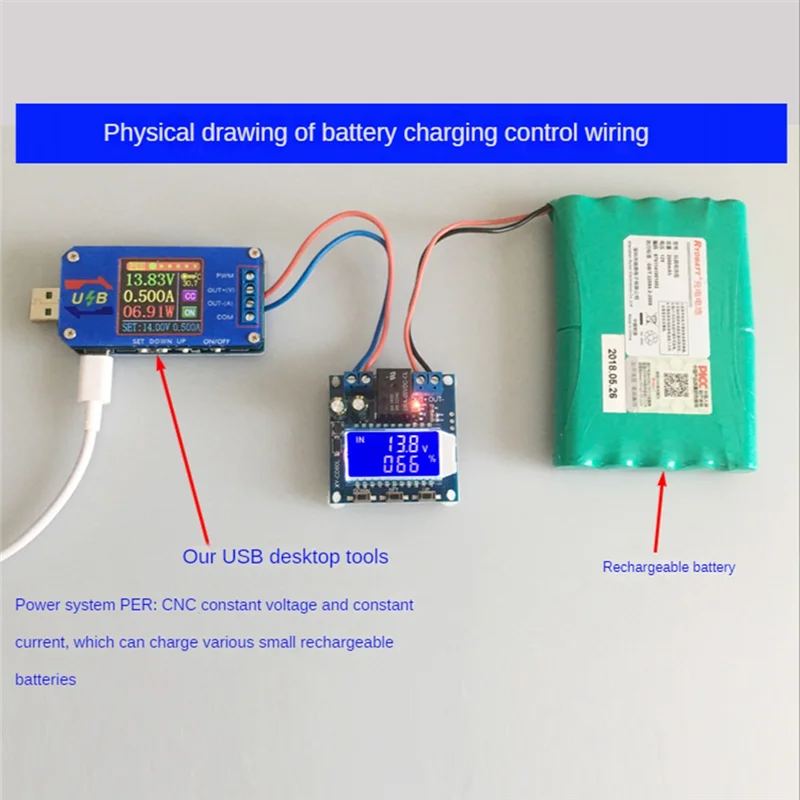 

Flash Trend XY-CD60L Battery Charge Discharge Controller Full Power-Off Dc Voltage Protection Under-Voltage Power-Off Protection