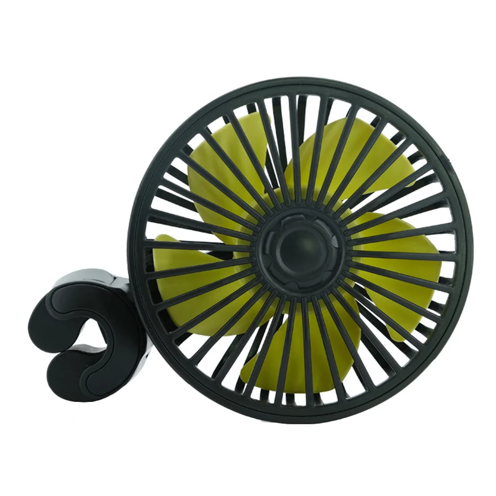 

Car Fan Usb Powered Electric Cooling Fan For Backseat Headrest Mountable Portable Car Accessory Rear Seat Air Circulation