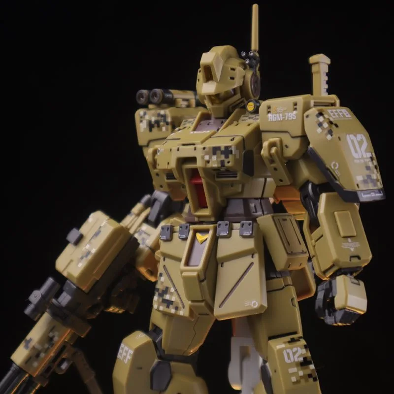 Jms نموذج Hg 1/144 Rgm-79S Gm المتقشف التجمع نموذج المفاصل المنقولة عالية الجودة تحصيل روبوت أطقم نماذج الاطفال هدية