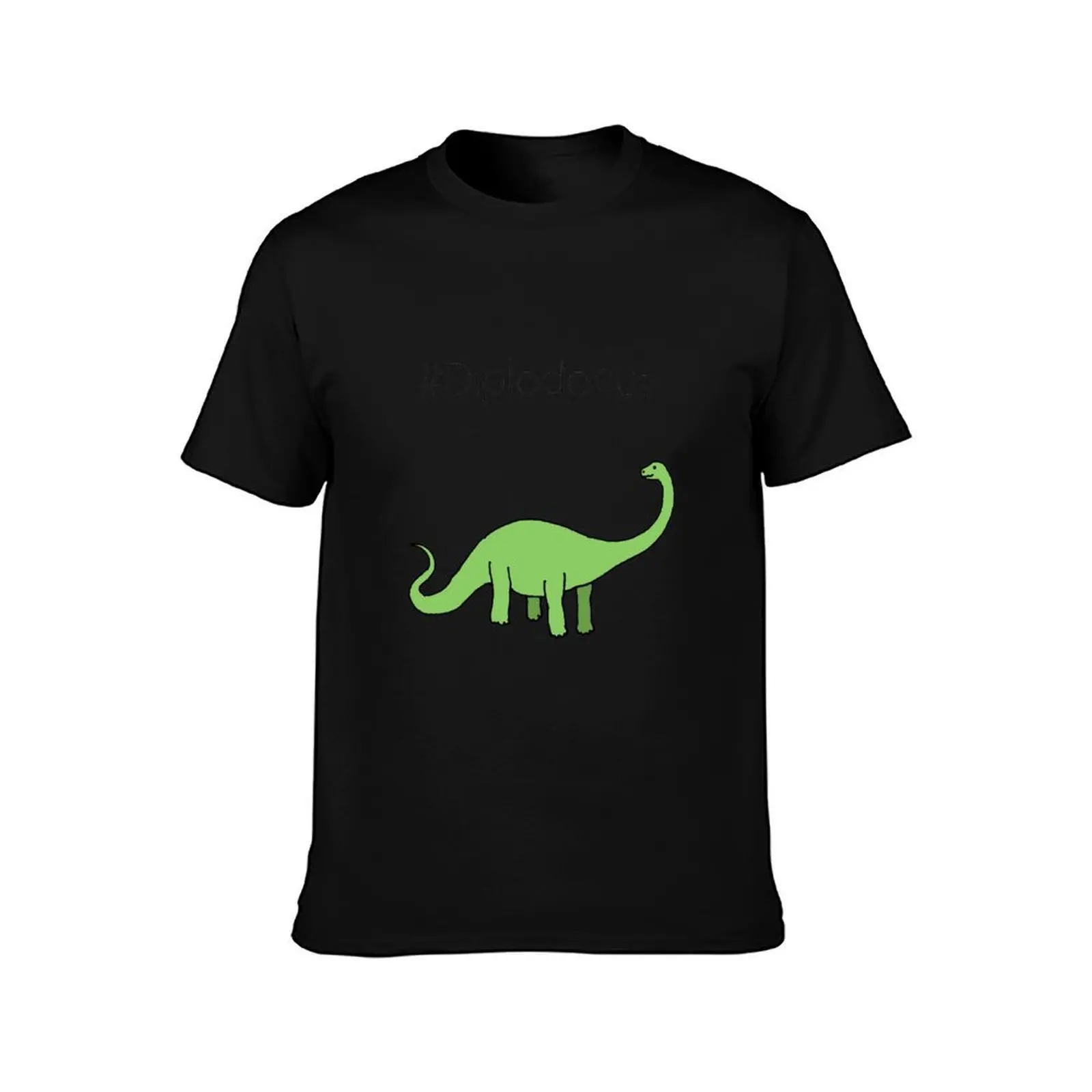 #Diplodocus - dinosaur design by Cecca Designs T-Shirt, Summer Casual Cotton Tee, Oversized Streetwear Tops, Unisex Men Women