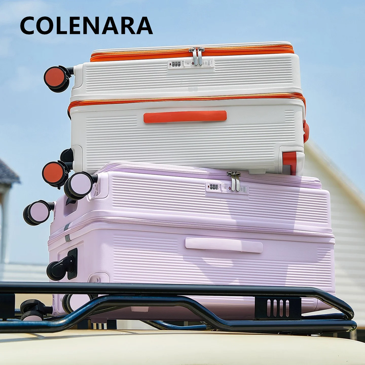 COLENARA New Suitcase Wheeled Travel Bag Student Boarding Box 20