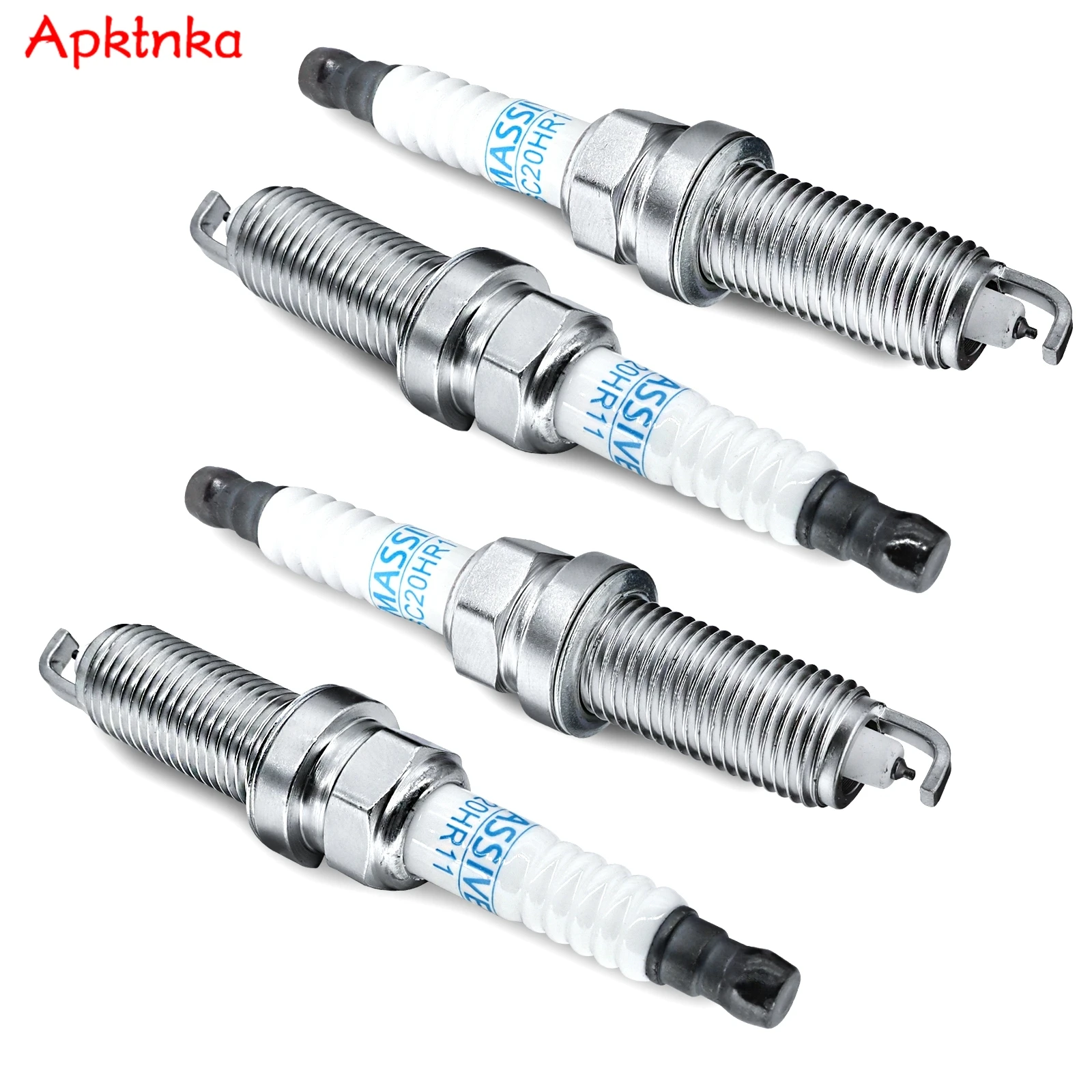 

For Lexus CT200h Nissan Qashqai Frontier Sentra Toyota Corolla Matrix Subaru 2005-20 90919-01253 90919-01275 Iridium Spark Plugs