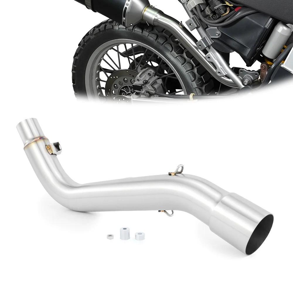 

Motorcycle Exhaust Middle Link Pipe Without Muffler Connect Tube DR650 DR 650 SE 1996-2019 2020 2021 2022 2023 2024 For Suzuki