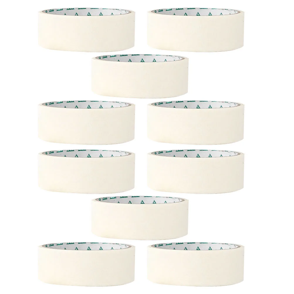 

10Pcs Masking Tapes Easy Peel Painters Tapes Multipurpose Self Adhesive Tape for DIY Crafts Decorating Tape School Stationery