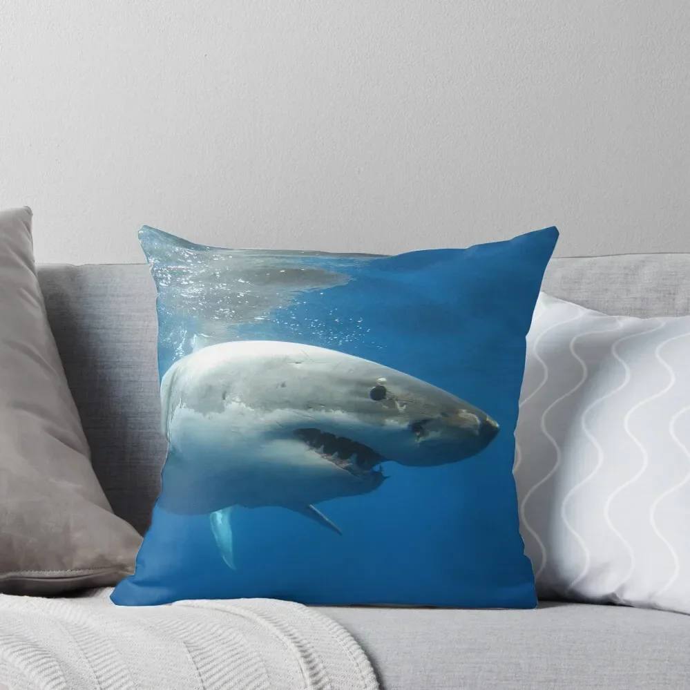 Great White Shark Throw Pillow Couch Cushions Anime Elastic Cover For Sofa pillow pillowcase Pillow