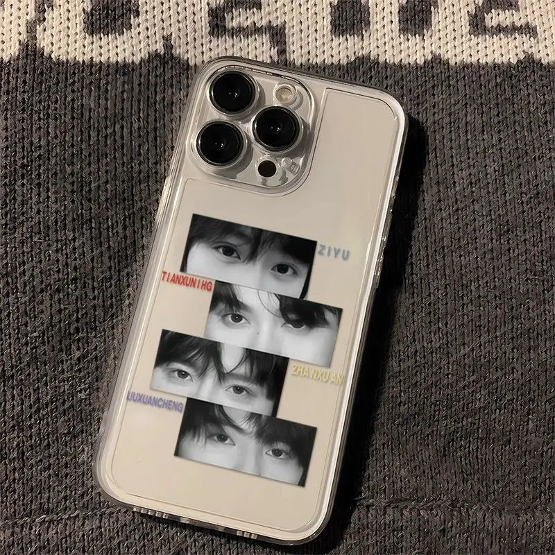 Модный минималистичный чехол для телефона с глазами для iPhone 17, 16, 15, 14, 13, 12, 11 Pro Max XR XS MAX 7, 8 PLUS MINI INS, прозрачный чехол Модный минималистичный чехол для телефона с глазами для iPhone 17, 16, 15, 14, 13, 12, 11 Pro Max XR XS MAX 7, 8 PLUS MINI INS, прозрачный чехол