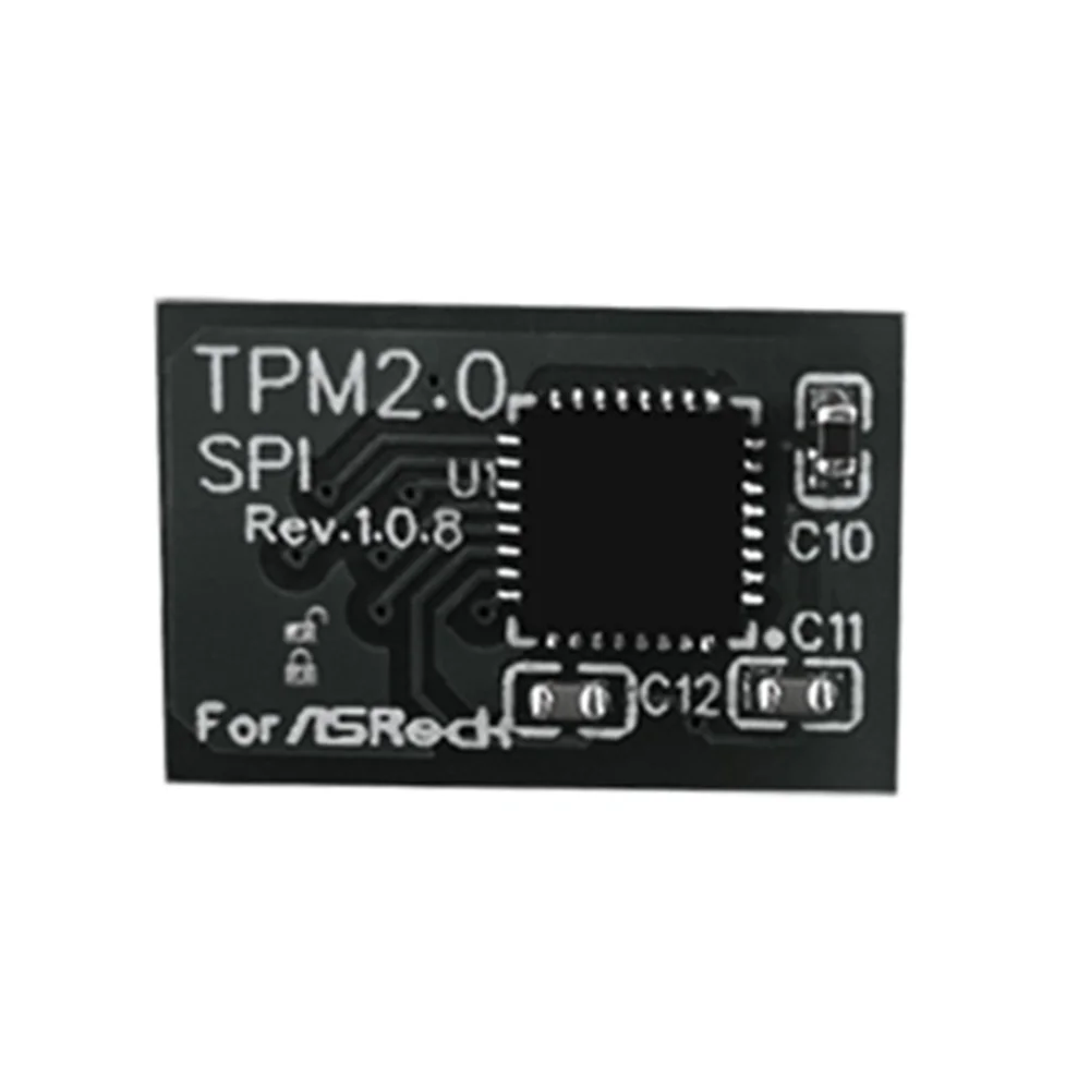 FZFZ TPM 2.0 Encryption Security Module Remote Card 14 Pin SPI TPM2.0 Security Module for Motherboard