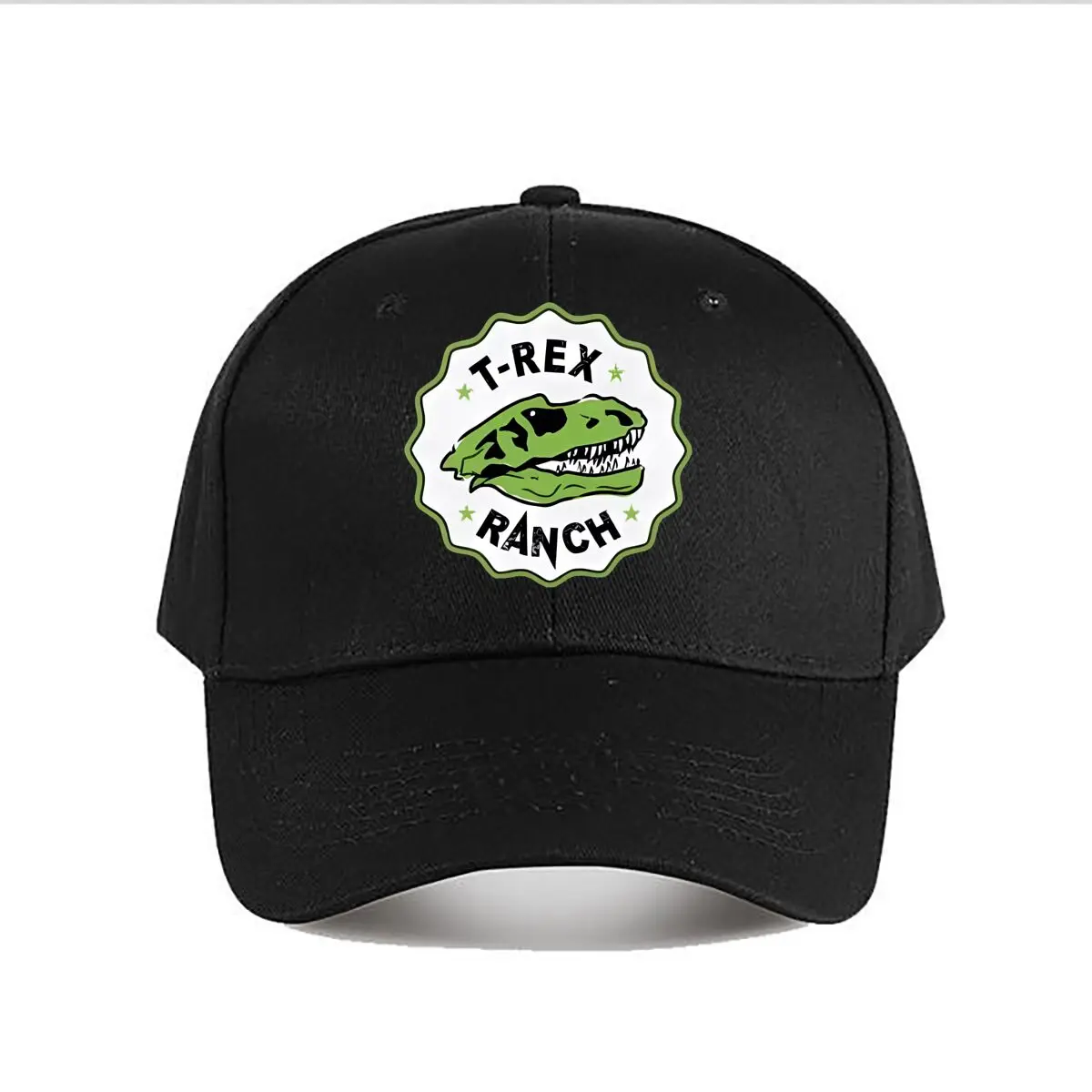 T REX Ranch Dinosaur Skull Stars Baseball Cap Fashion Men Sunhat Women's Outdoor Sports