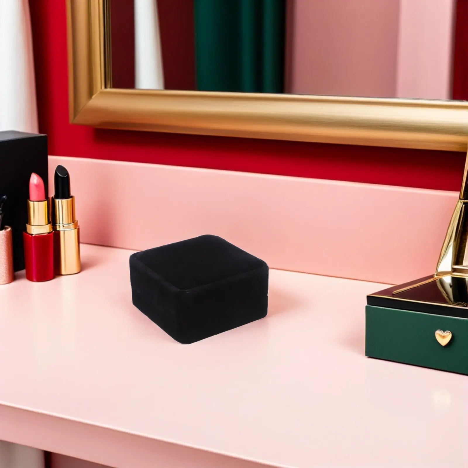 

6Pcs Jewelry Gift Boxes for Necklace Pendant Bracelet Ring Earring 2.75x2.75x1.57in Portable Organizer Case for Wedding