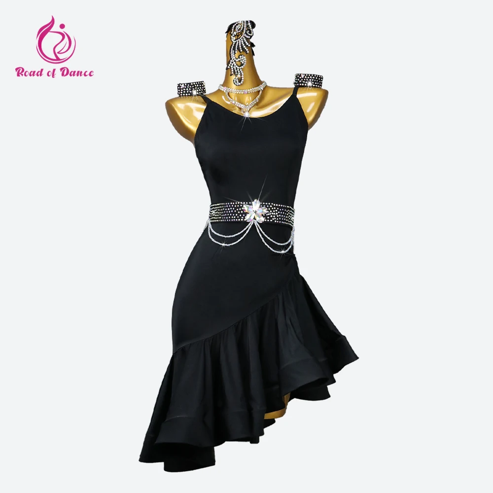 

Latin Dance Dress 2024 Women Ballroom Wear Kids Line Skirt Competition Clothes Evening Sexy Sport Costume Prom Suit Girl Cabaret